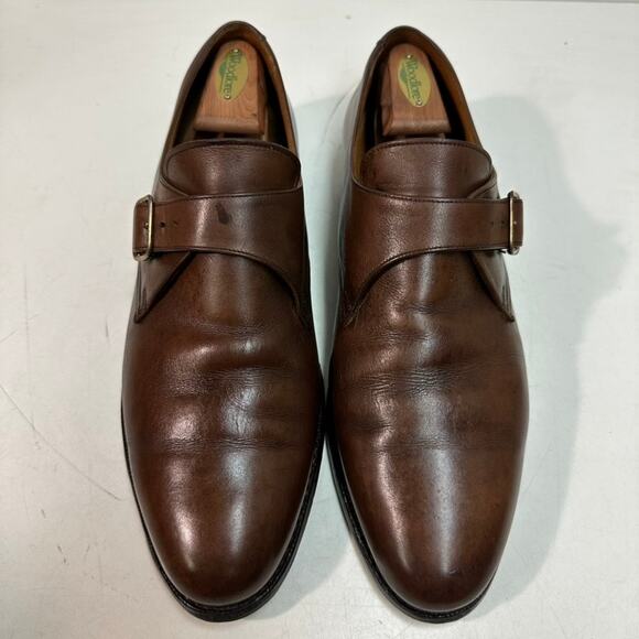 NEW HEELS Crockett & Jones x Brooks Brothers Single Monk Brown Made England 11 main image 4